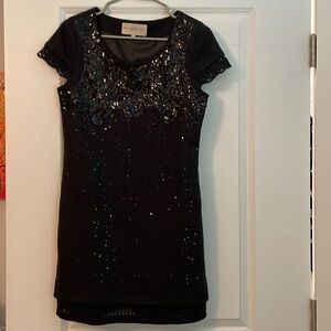 FBC & FBCC Studio Formal Evening Dress Black. size 4. Sparkle. Sequins.
